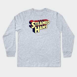 Comic Book Steamed Hams 3 (Roufxis - TP) Kids Long Sleeve T-Shirt